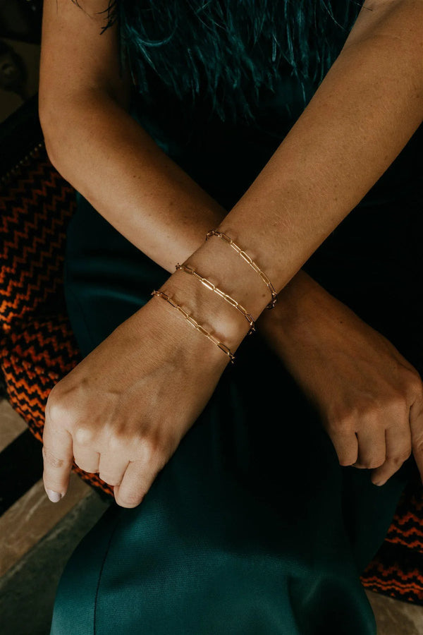 Paperclip Bracelets-Eliza Ray Jewelry-lobo nosara